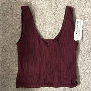Convertible Top in Burgundy